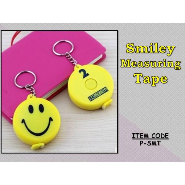 Smilly Measuring Tape Key Chain